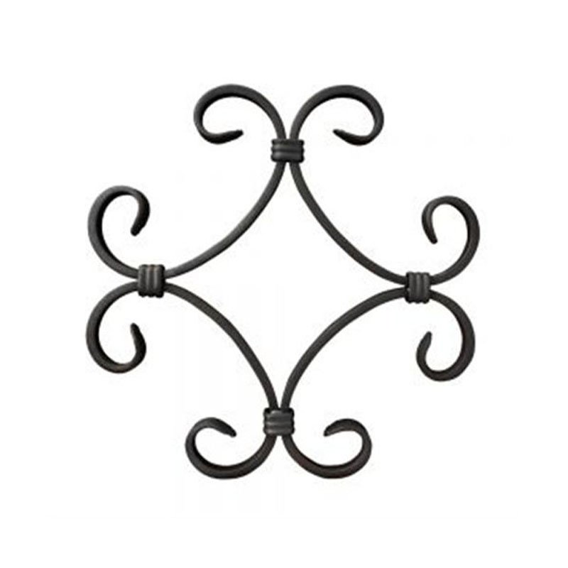 Customized Wrought Iron Rosettes Handcrafted Metal 