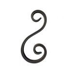 wrought iron scroll panels