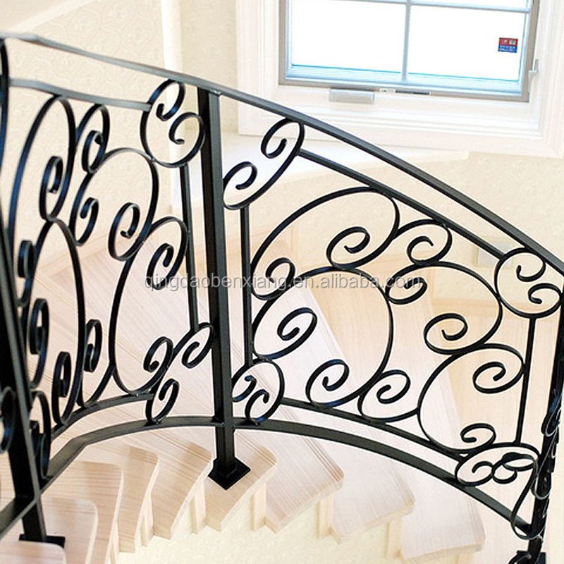 Wrought Iron Stairs  Rosettes Expert Factory Craftsmanship