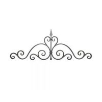 Custom Wrought Iron Rosettes Elegant Decorative